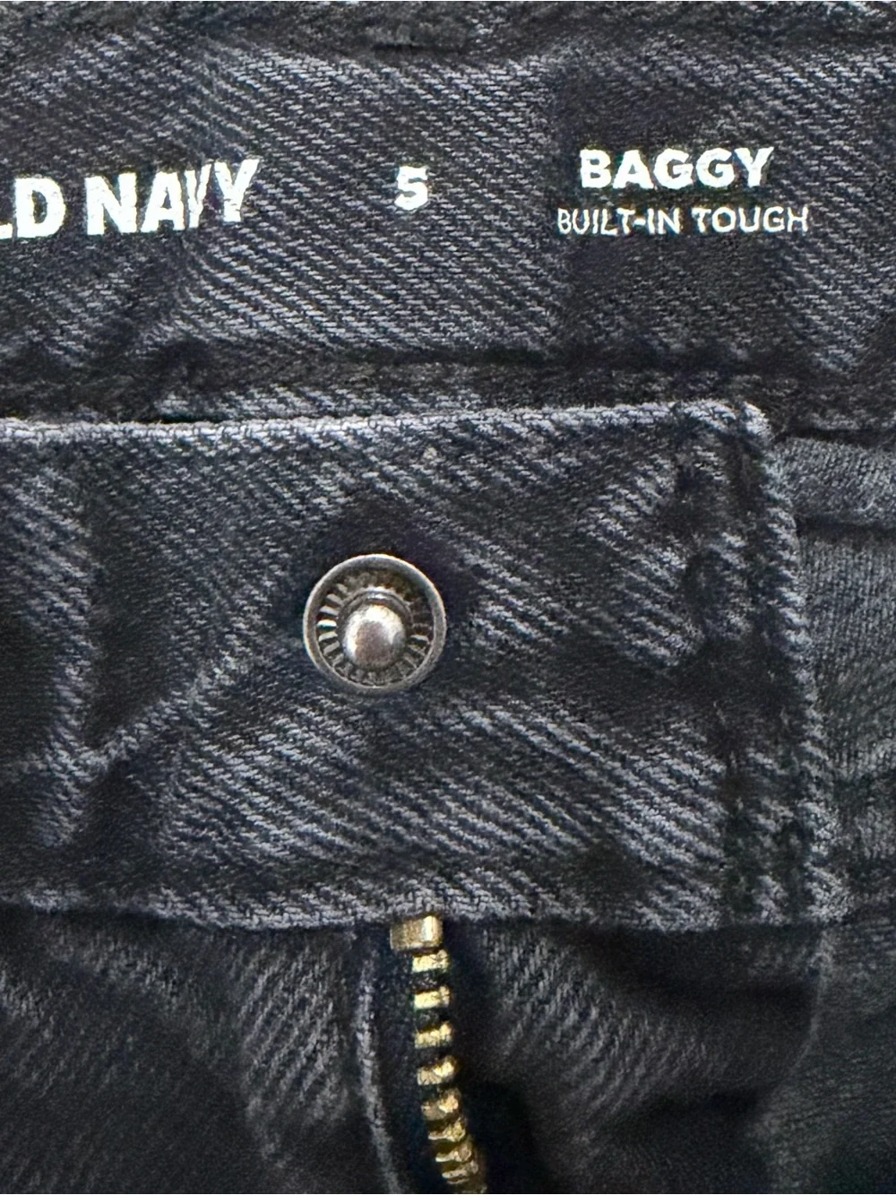 Old Navy Black Baggy Jeans